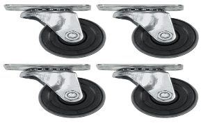 Rubber Caster Wheel Set