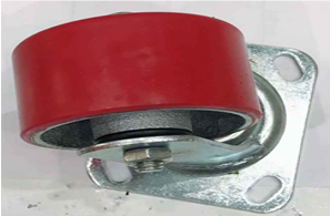 Red Heavy Duty Caster Wheel