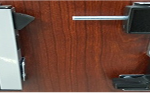 Aluminium Door Handle with Push Button