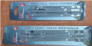 Stainless Steel Tower Bolt Card Type
